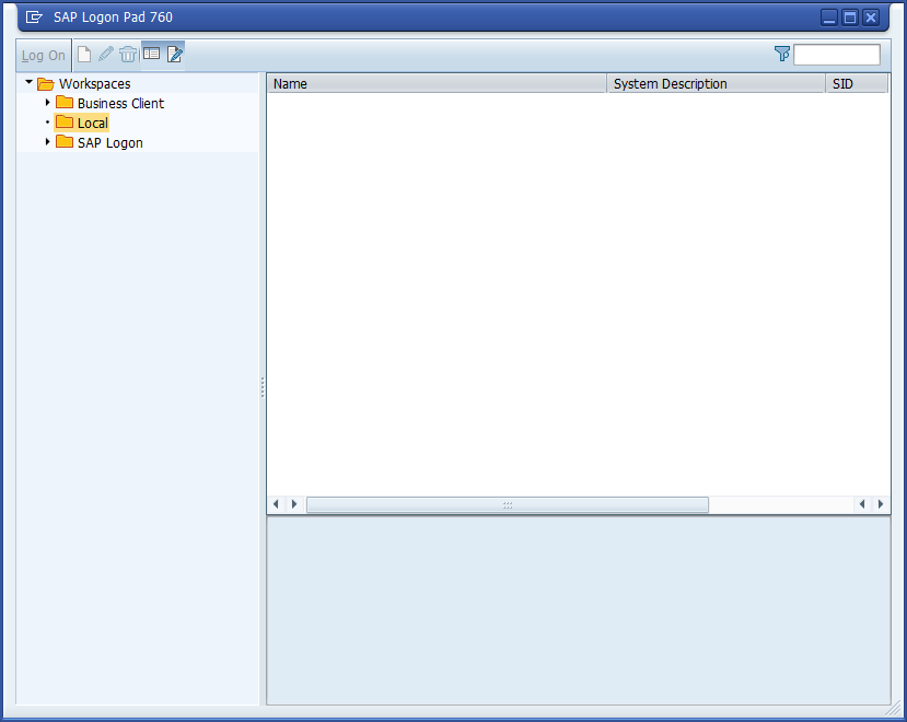 SAP Logon Pad